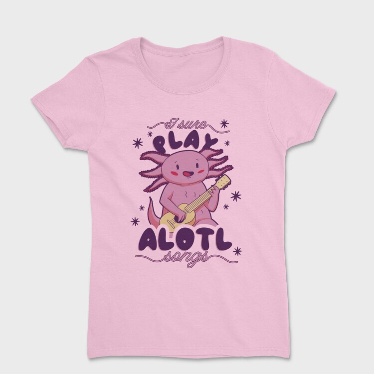 Music Axolotl Pun Alotl Songs, Tricou Femei
