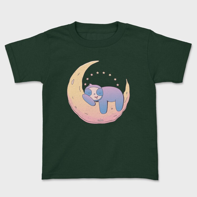 Sloth On Moon, Tricou Copii