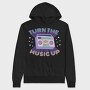 Turn The Music Up Vaporwave Radio, Hanorac Oversize Barbati (Unisex)
