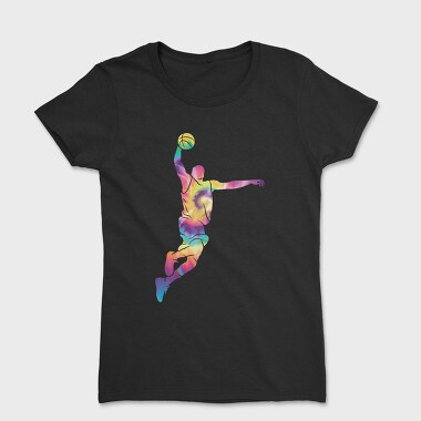 Tye Dye Basketball Player, Tricou Femei