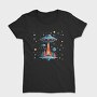Ufo Christmas Tote, Tricou Femei
