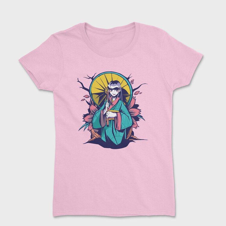 Umbrella Anime Girl, Tricou Femei