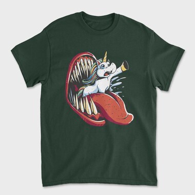 Unicorn And Monster Mouth Eaten, Tricou Barbati (Unisex)