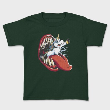 Unicorn And Monster Mouth Eaten, Tricou Copii