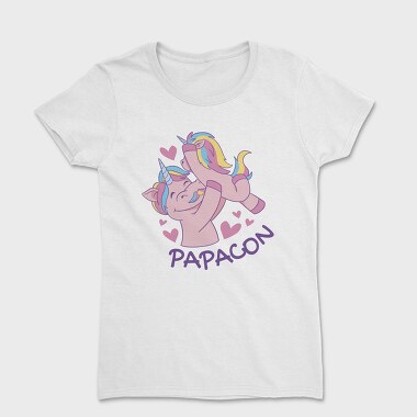 Unicorn Dad Cartoon Papacorn, Tricou Femei