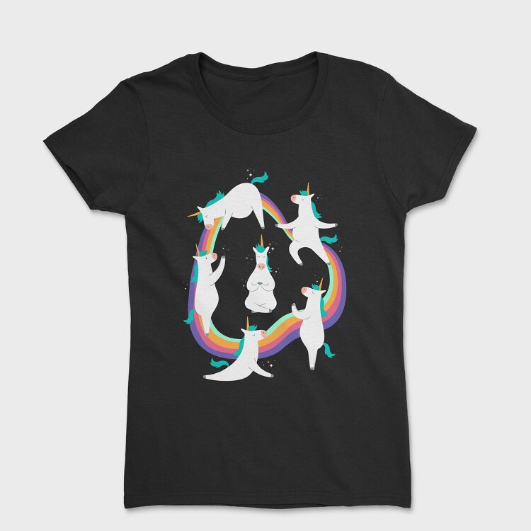 Unicorn Yoga, Tricou Femei