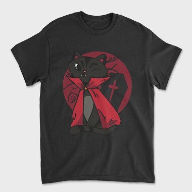 Vampire Cat Spooky, Tricou Barbati (Unisex)