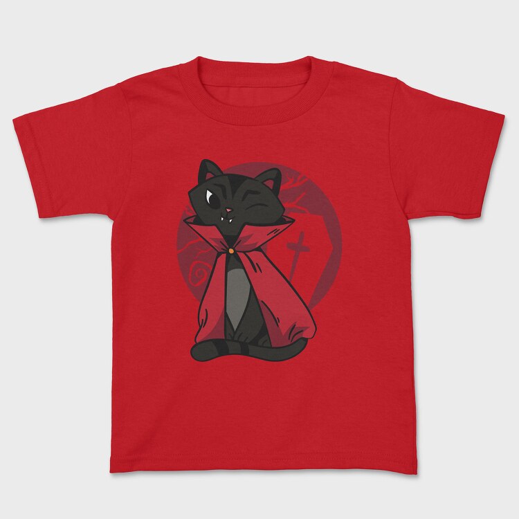 Vampire Cat Spooky, Tricou Copii