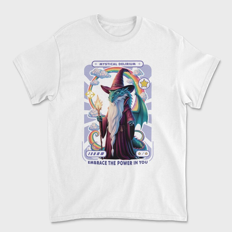 Mystical Delirium Wizard, Tricou Barbati (Unisex)