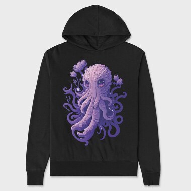 Mystical Octopus, Hanorac Oversize Barbati (Unisex)