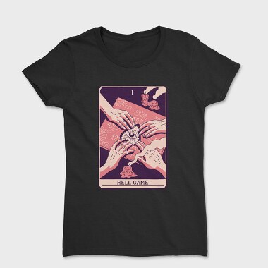 Mystical Tarot Card Hell Game 01, Tricou Femei
