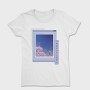 Vaporwave Anime Landscape Realistic Sakura, Tricou Femei
