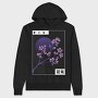Vaporwave Cherry Blossom, Hanorac Oversize Barbati (Unisex)