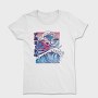 Vaporwave Surfing Axolotl Surf, Tricou Femei