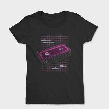 Vaporwave Vhs, Tricou Femei