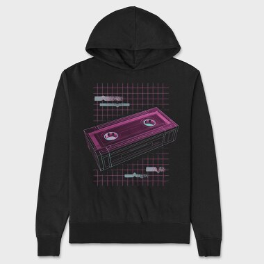 Vaporwave Vhs, Hanorac Oversize Barbati (Unisex)
