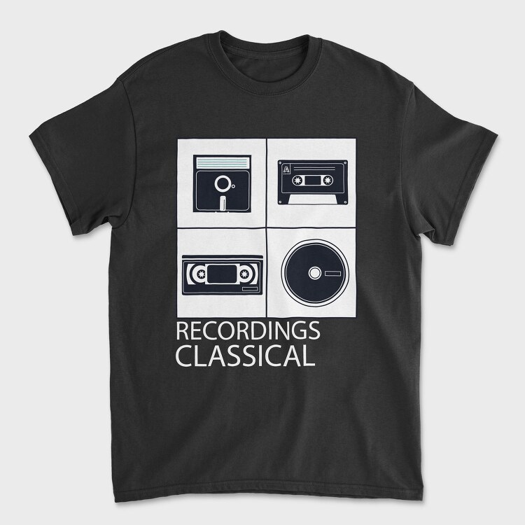 Vintage Audio Cassette Classical, Tricou Barbati (Unisex)