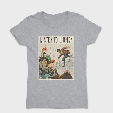 Vintage Mermaids And Pirate, Tricou Femei