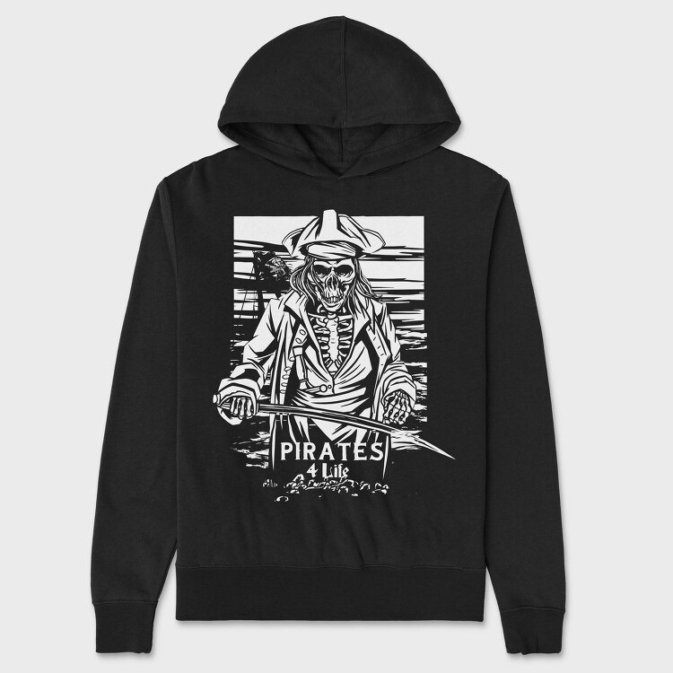Pirate Skeleton, Hanorac Oversize Barbati (Unisex)