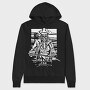Pirate Skeleton, Hanorac Oversize Barbati (Unisex)