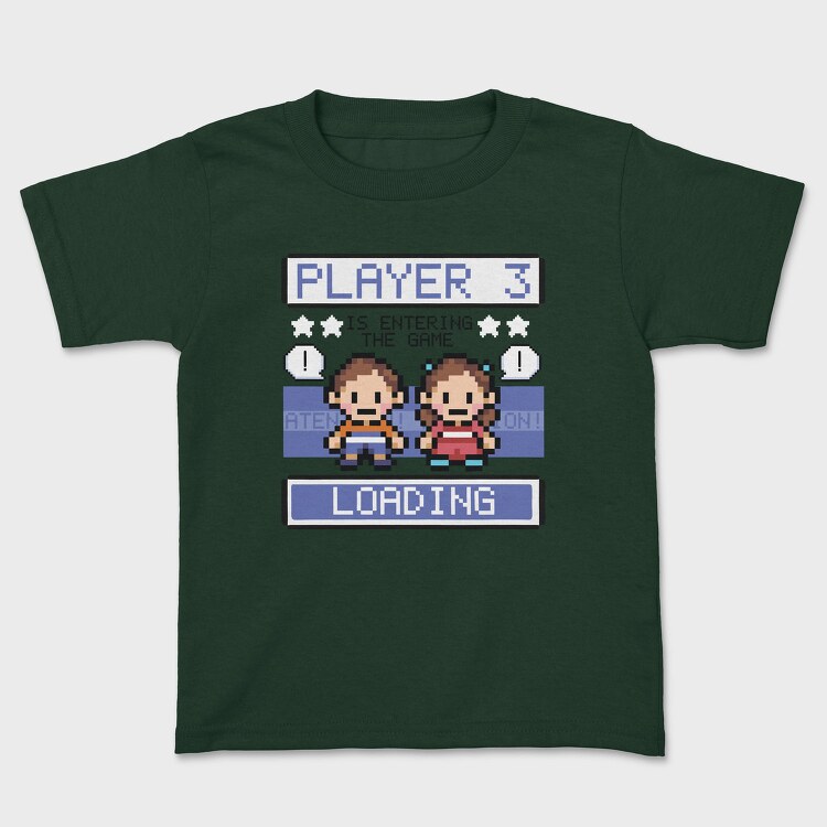 Pixel Art Game Characters Kids Brother, Tricou Copii
