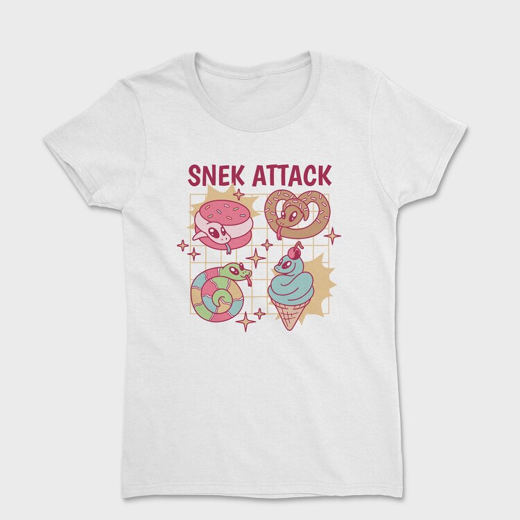 Playful Snake Food, Tricou Femei