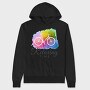 Watercolor Cycling Logo 001, Hanorac Oversize Barbati (Unisex)