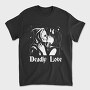 Woman Kissing Skeleton Deadly Love, Tricou Barbati (Unisex)