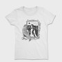 Woman Portrait Dark Art Nouveau, Tricou Femei