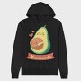 Pregnant Avocado Mama Cado, Hanorac Oversize Barbati (Unisex)