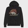 Prehistoric Dimetrodon, Hanorac Oversize Barbati (Unisex)