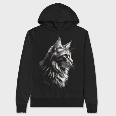 Profile Cat, Hanorac Oversize Barbati (Unisex)