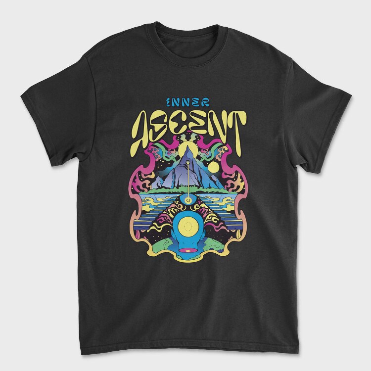 Psychedelic Inner Ascent, Tricou Barbati (Unisex)