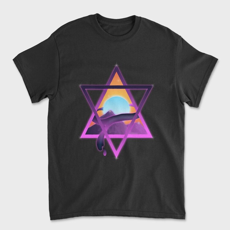 Psychedelics Star 003, Tricou Barbati (Unisex)