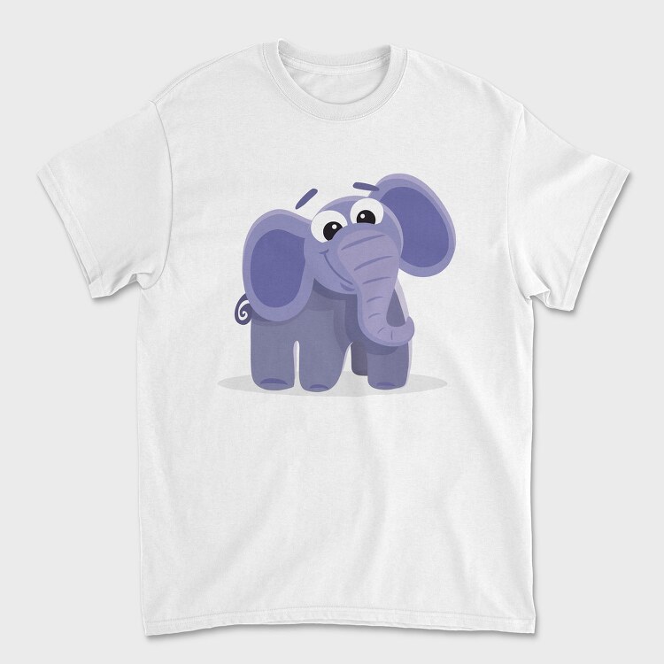 Purple Elephant Stroll, Tricou Barbati (Unisex)