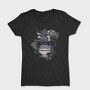 Purple Glitchy Flowers Nature Vase 10, Tricou Femei
