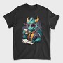 Reader Dragon Drinking Coffee Book, Tricou Barbati (Unisex)