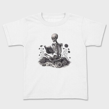 Reading Skeleton, Tricou Copii