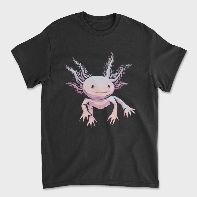 Realistic Axolotl Animal, Tricou Barbati (Unisex)