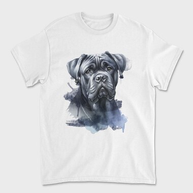 Realistic Bullmastif Dog Portrait, Tricou Barbati (Unisex)