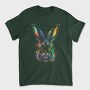 Realistic Colorful Rabbit Watercolor, Tricou Barbati (Unisex)