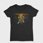 Realistic Elephant Animal Colorful, Tricou Femei
