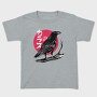 Red Moon Raven Traditional Crow, Tricou Copii