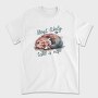 Red Panda Taking A Nap, Tricou Barbati (Unisex)