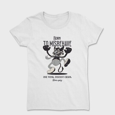 Retro Devil Halloween Cartoon, Tricou Femei