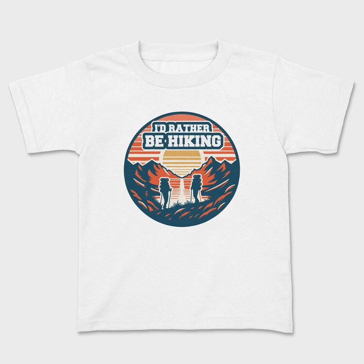 Retro Hiking Be Hiking Adventure, Tricou Copii