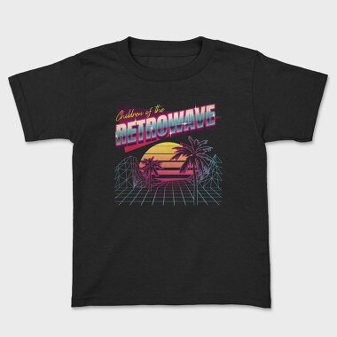 Retrowave Child Children Of The Tote, Tricou Copii