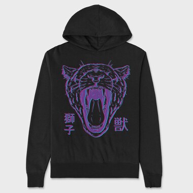 Roaring Lioness Blurred, Hanorac Oversize Barbati (Unisex)