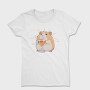 Sad Hamster With Drink, Tricou Femei