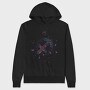 Sagittarius Floral Zodiac Sign, Hanorac Oversize Barbati (Unisex)
